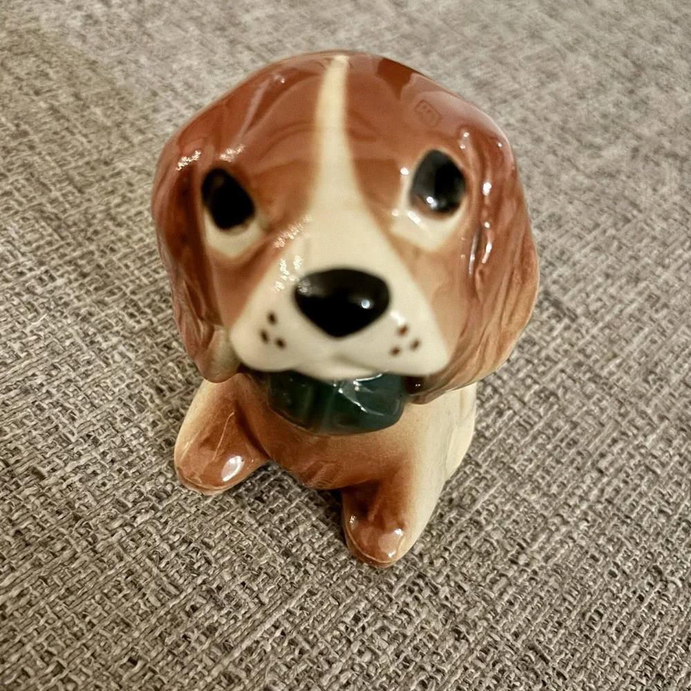VTG MCM Shawnee Pottery Sad Puppy Dog Planter Ceramic kitschy Decor‎ 1950/60s